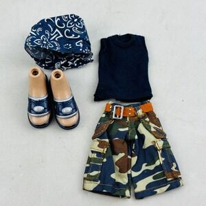 Bratz Nu‎ Cool Eitan Camo Shorts Slides Durag Incomplete